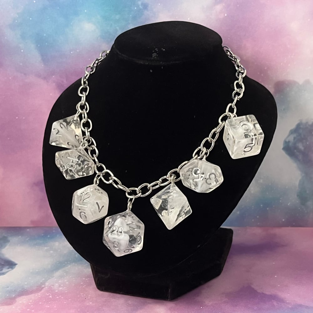 Image of DND Dice Set Necklace