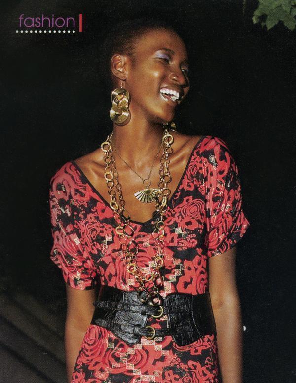 Image of Golden Geisha Fan Necklace **As seen in Black Beat Magazine** 