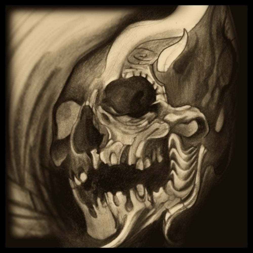 Image of Sepia Skull