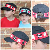 Image of I Am Ninja Military Cap - adjustable size - Red or Blue