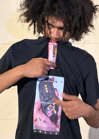 Image 1 of Hitting my vape and scrolling on reels 