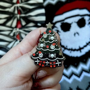 Image of Jack's Xmas Tree Enamel Pin 