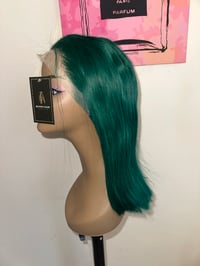 Image 2 of 12 inch green bob
