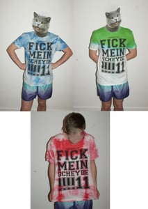 Image of FICK MEIN SCHEYDE - T-Shirt - batik/tie died
