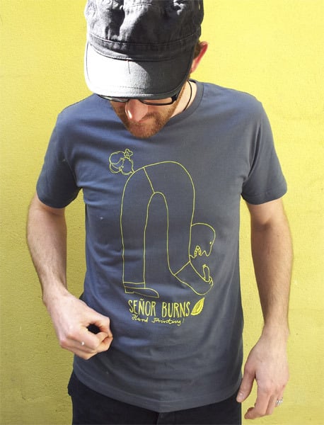 mr burns skull shirt