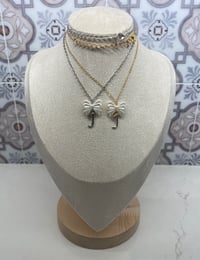 Image 1 of "evelyn" initial necklace