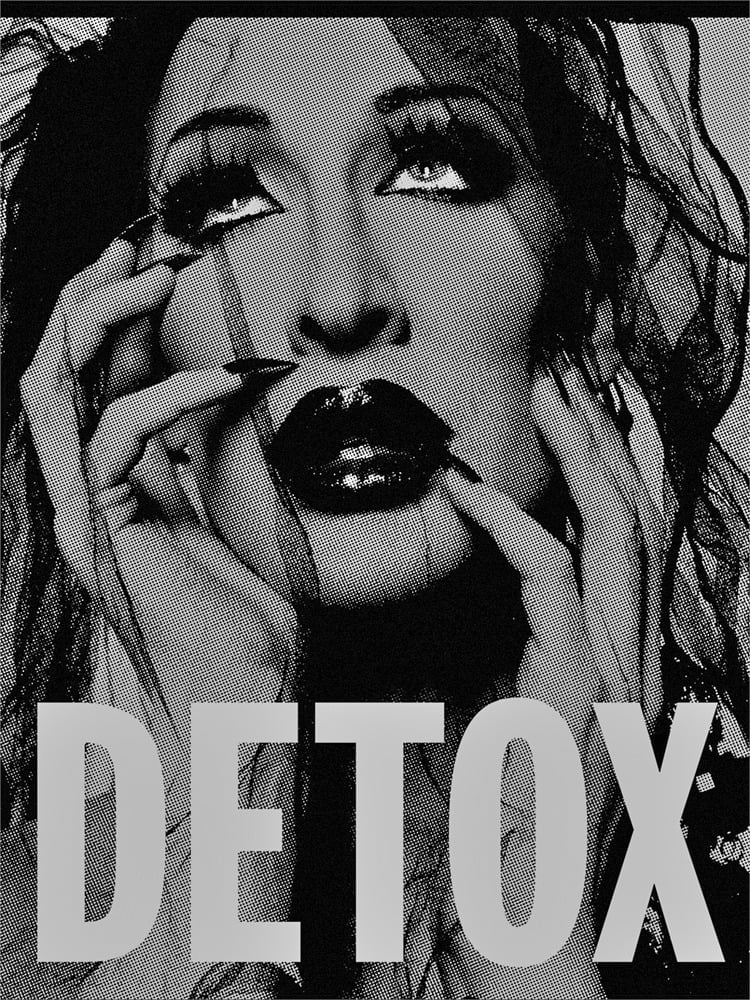 Image of Autographed Detox SILVER Silk-Screen Poster (Limited Edition)