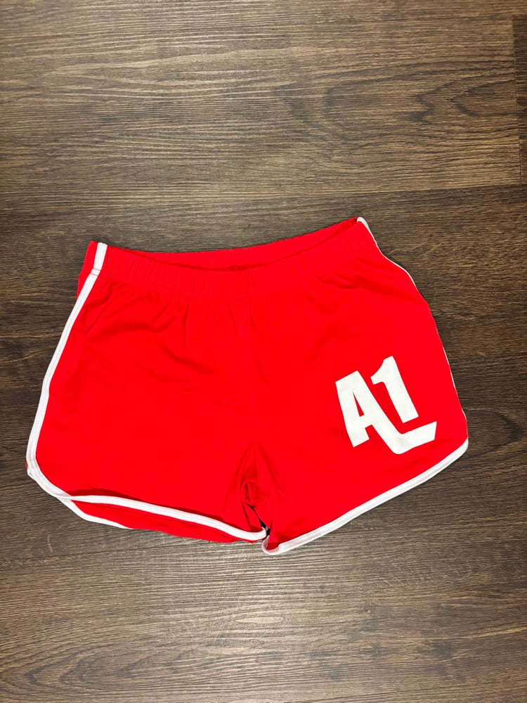 Image of A1SD1 Women’s Shorts (Red X White)