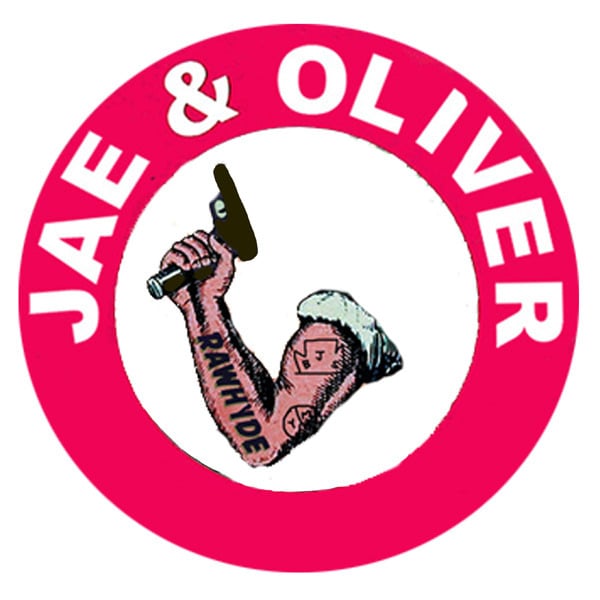 Image of Jae & Oliver "RAWHYDE" sticker