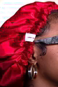 Image 2 of "ROSE" LUXURY SATIN BONNET