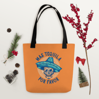 Image 2 of Dia De Los Muertos Tote bag