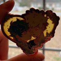 Image 4 of IruAzz and BakuDeku Heart Pins