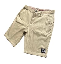 Image 2 of Napier Chino Shorts in Stone/ Navy 30” ONLY