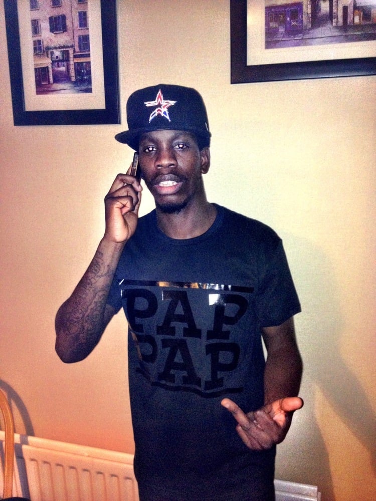 Image of Official PAP PAP TEE [Black on Black]