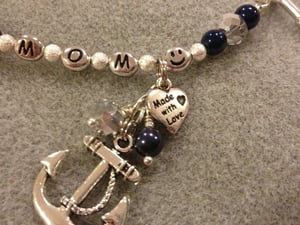 Image of Premium NAVY MOM Bracelet