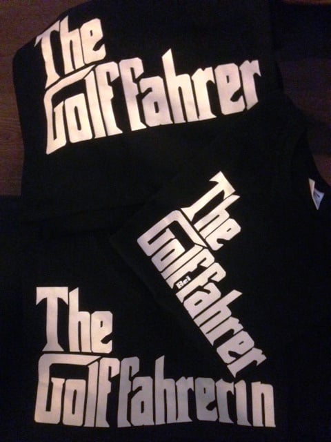 Image of T-shirts The Golffahrer(in), The Golf(bei)fahrer & BBS is the shit!