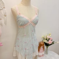 Image 2 of victoria’s secret floral asymmetrical hem top