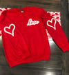 Valentine Love Heart Sweatshirt 