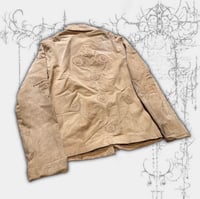 Image 2 of (S) Coldwater Creek embroidered tan suede leather jacket