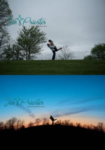 Image of Silhouette PSD-flat horizon and curved