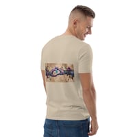 Image 2 of Two Hands for Energy Beige Unisex Organic Cotton T-shirt