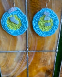Image 3 of Bohemian Earrings in Blue Gems