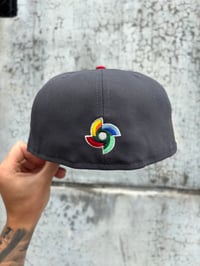 Image 3 of  TOKYO ASPHALT GREY JAPAN BASEBALL CUSTOM FITTED CAP