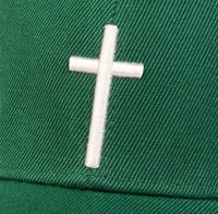 Image 4 of High Quality Cross Hat Unisex Adjustable (Green)
