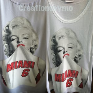 Image of Miami Heat "White Hott" #6