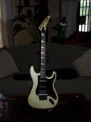 Image of Pearl ( 1986 ) Epiphone By Gibson Strat with Jackson Headstock