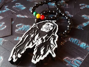 Image of The Legendary Bob Marley Portrait Necklace