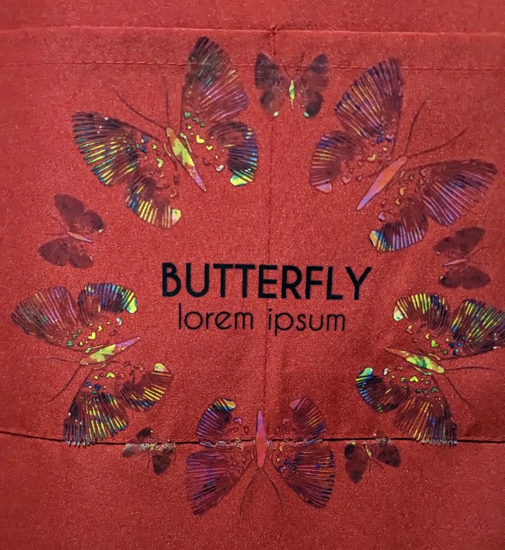 Image of Find Joy in Your Journey Apron (red)