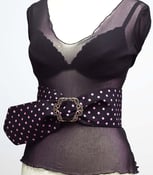 Image of Pink + Black Polkadot belt (Libby Rose Fav!!)