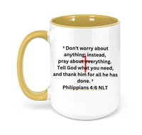 Image 6 of Prayed up, powered up, poured up” Mug