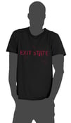 Image of Exit State 2013 T-shirt "Black, with jagged edges"