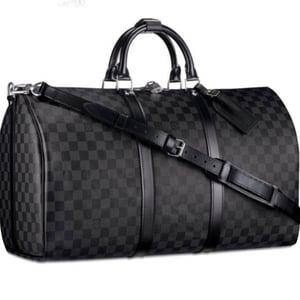 Image of Louis Vuitton Travel Holdall Damier Pattern