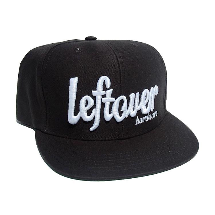 Image of LEFTOVER BLACK SCRIPT HAT 