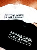 Image of Splitting Lanes is Not a Crime