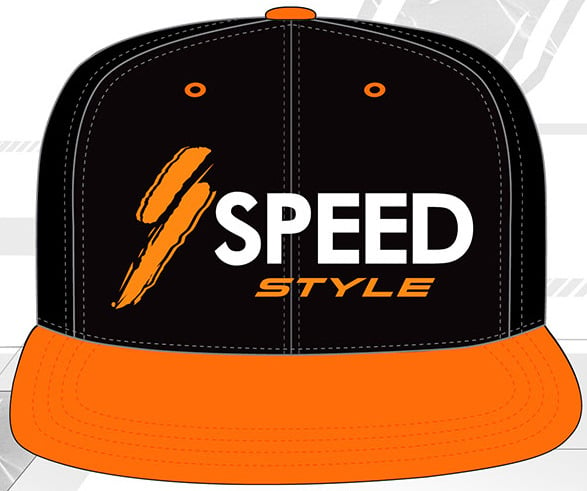 Image of SPEED Orange One Snap Back Hat