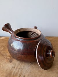 Image 4 of Kyusu in kaki iron red glaze - 190ml