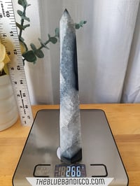 Image 9 of 7" Black Onyx Agate Tower Natural Healing Crystal 2 Styles