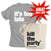 Image of t-shirt + ktp tote bag