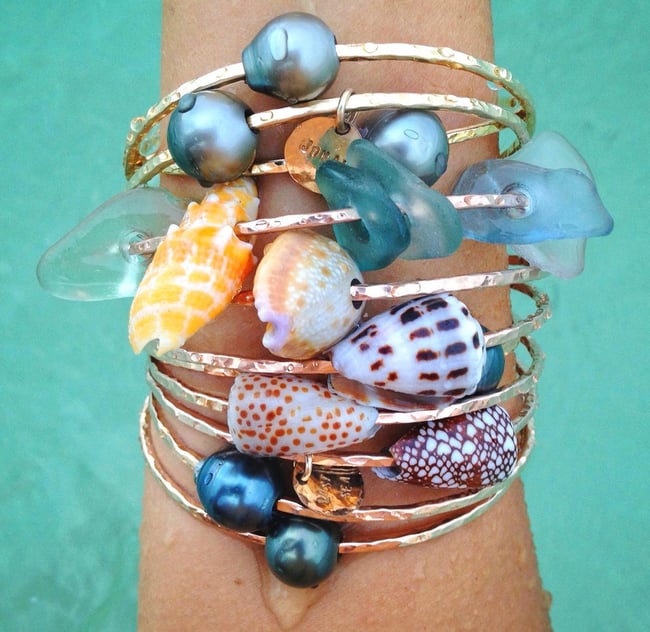 Seashell bangles sale