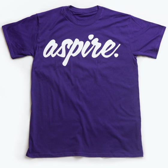 Image of Purple Logo Tee