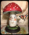 Mushroom Folk Art sculpture creation original