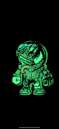 Image 2 of Issue 85 Pin (Glow in the dark)