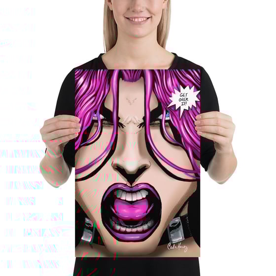 Image of GET OVER IT FINE ART POSTER