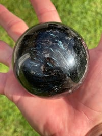 Image 11 of Astrophyllite Sphere #1828