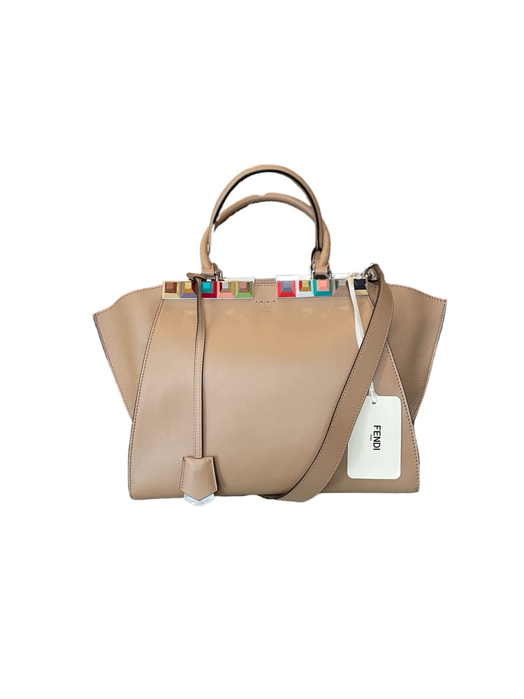 Image of Fendi Medium Multicolor Studded 3Jours Handbag 22-1024