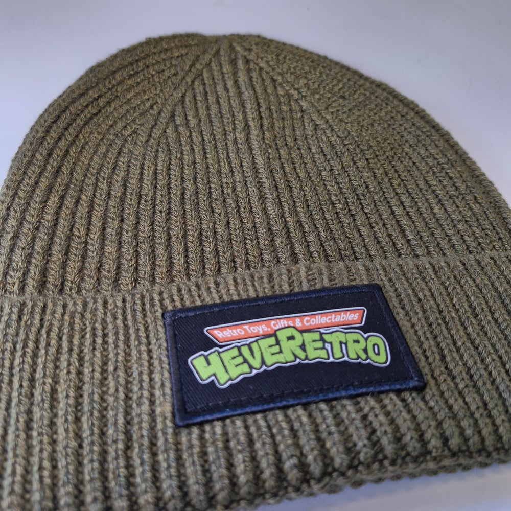 Image of 4eveRetro Mutant Patch Knitted Beanie Hat